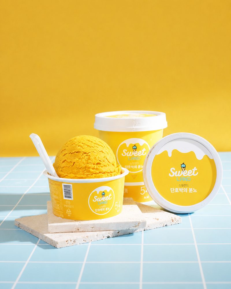 Sweet Land Ice Cream Branding Set
